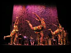 West Virginia University African Percussion Ensemble, 
directed by Paschal Younge, at the Buskirk-Chumley Theatre