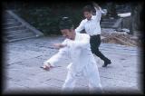 Yang SiLiang and young Taoist practice Taiji 2.jpg 4.2K