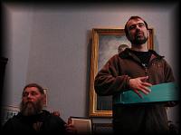 Karelian FOlk Ensemble workshop in the Hoagy Carmichael room